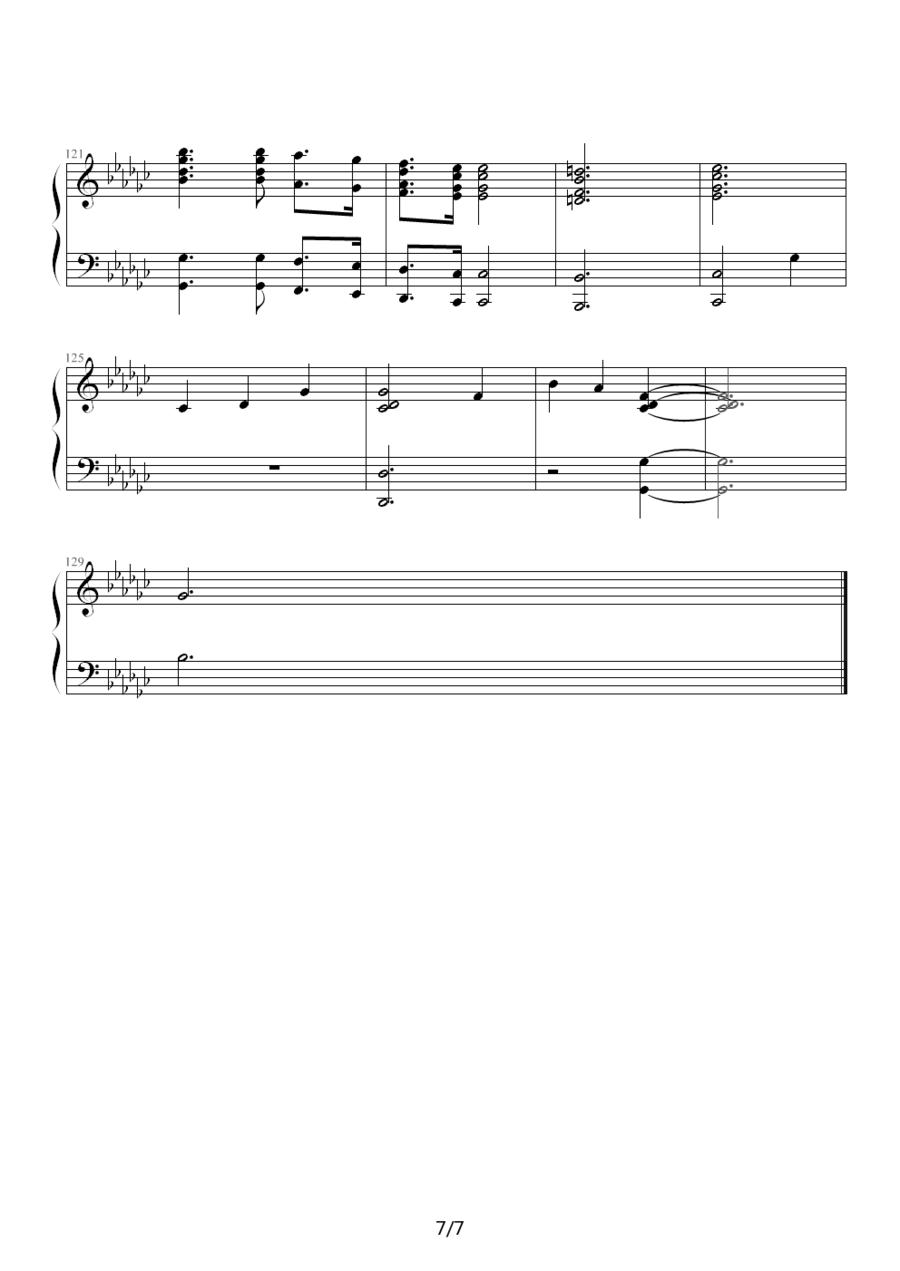 钢琴组曲《人鱼》第2章 Seascape钢琴曲谱（图7）