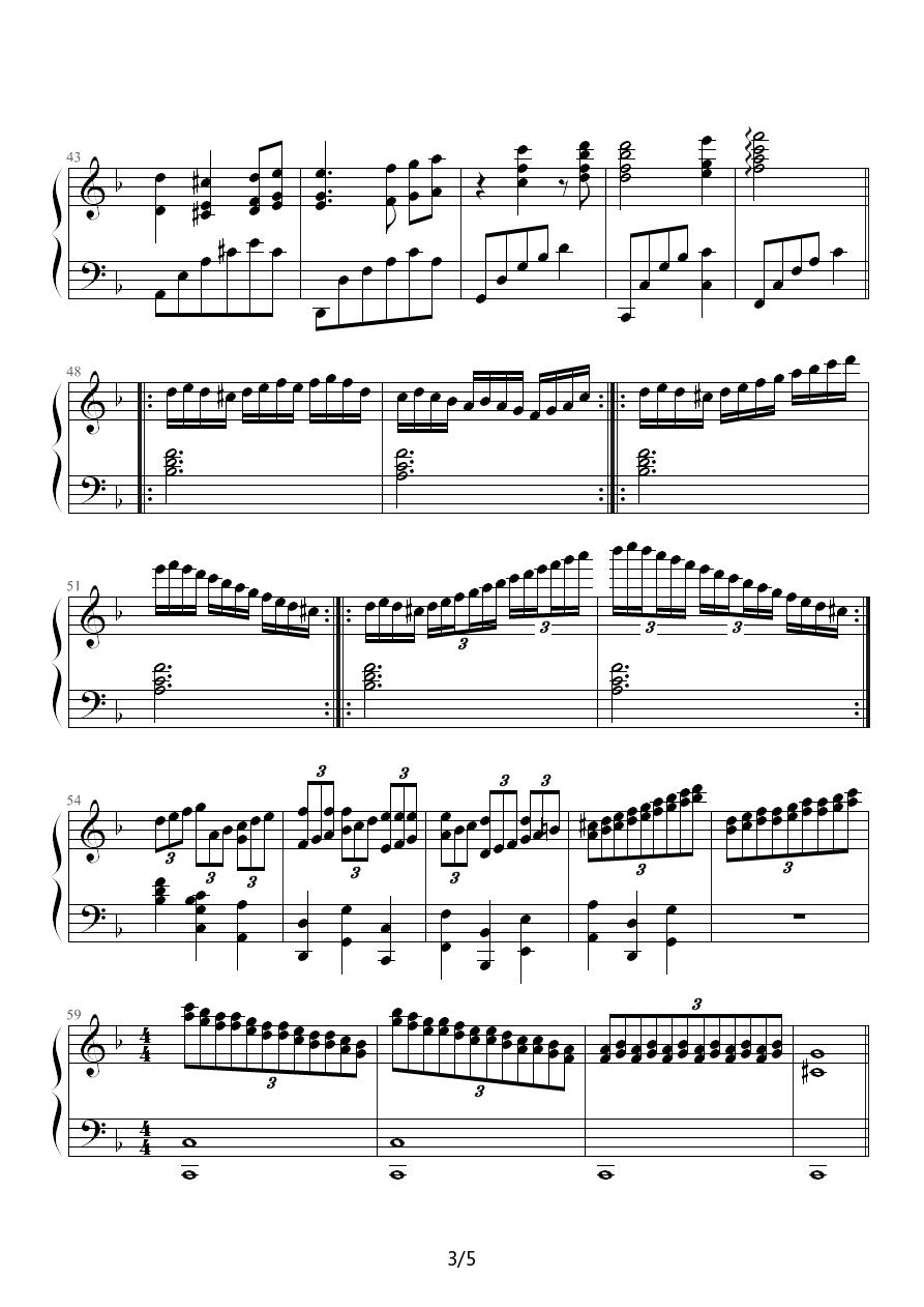 钢琴组曲《人鱼》第5章 Eternal Wish钢琴曲谱（图3）