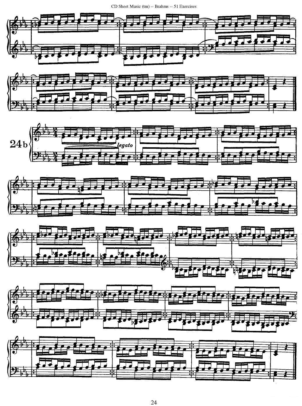勃拉姆斯 - 51首练习曲（13—24）钢琴曲谱（图9）