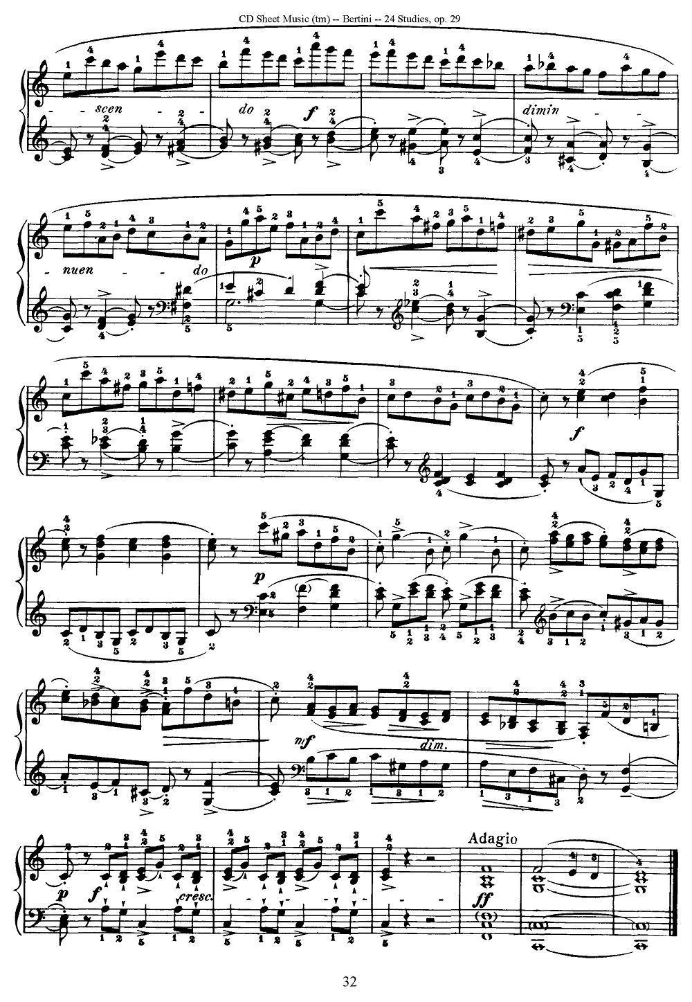 贝伦斯24首钢琴练习曲（21—24）钢琴曲谱（图6）