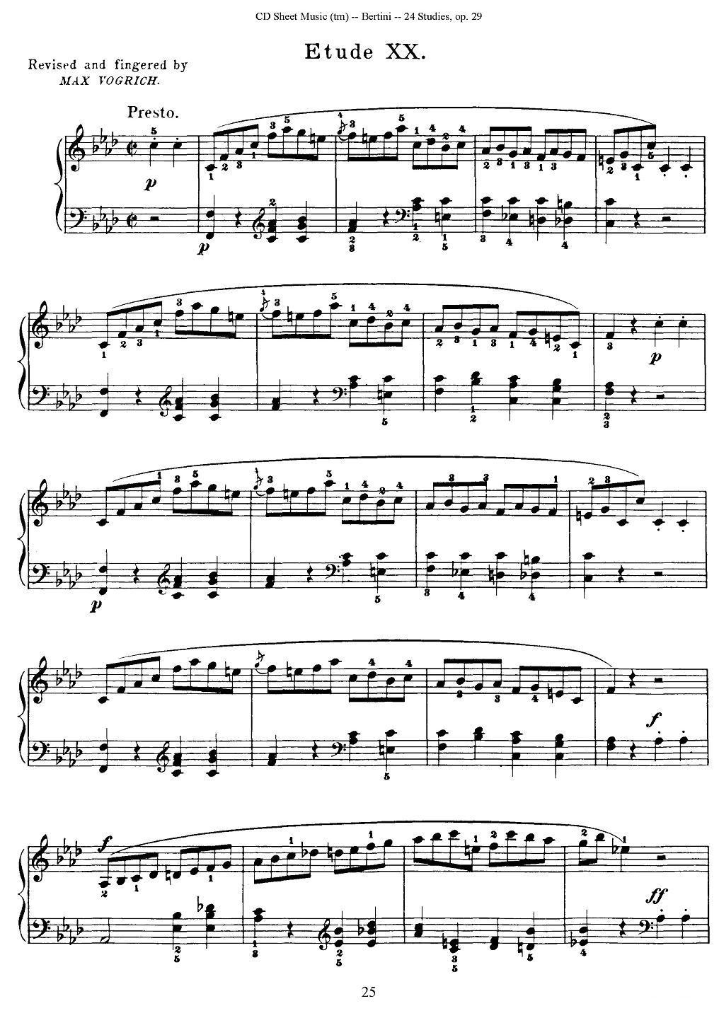 贝伦斯24首钢琴练习曲（16—20）钢琴曲谱（图5）