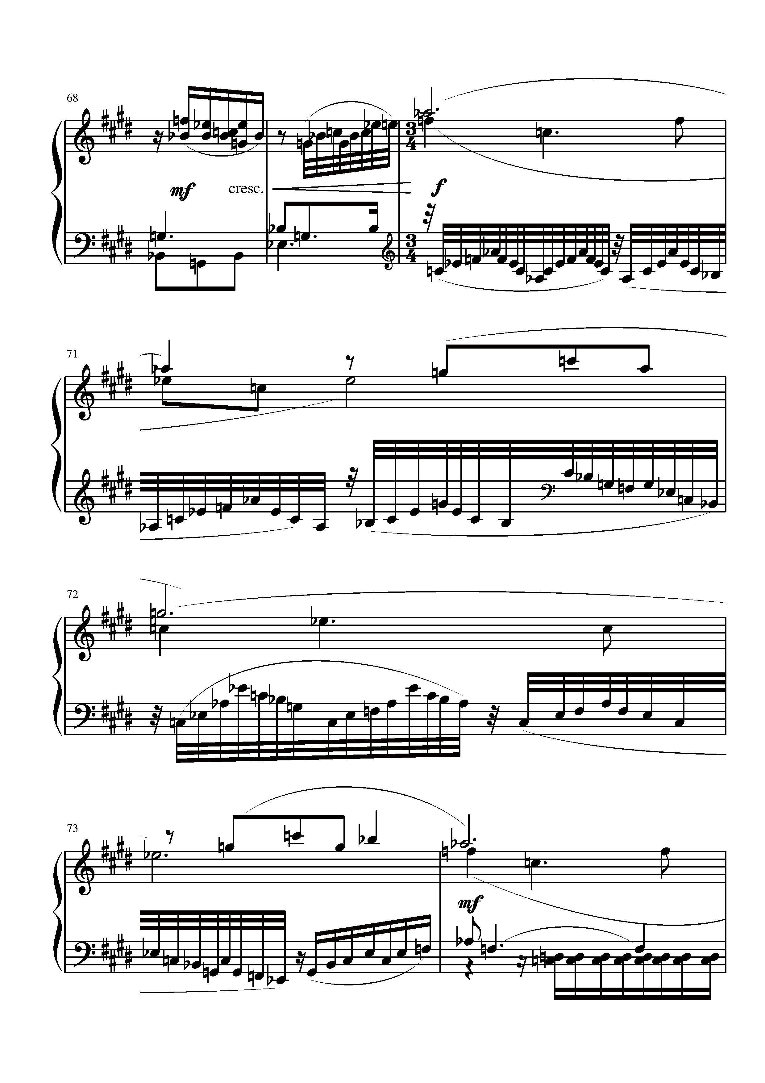 第一钢琴奏鸣曲（葛清作曲版）钢琴曲谱（图6）