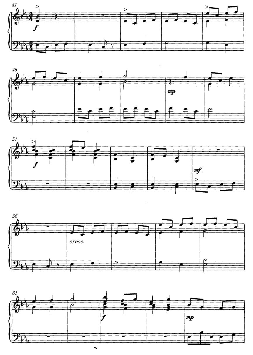 钢琴变奏曲钢琴曲谱（图3）