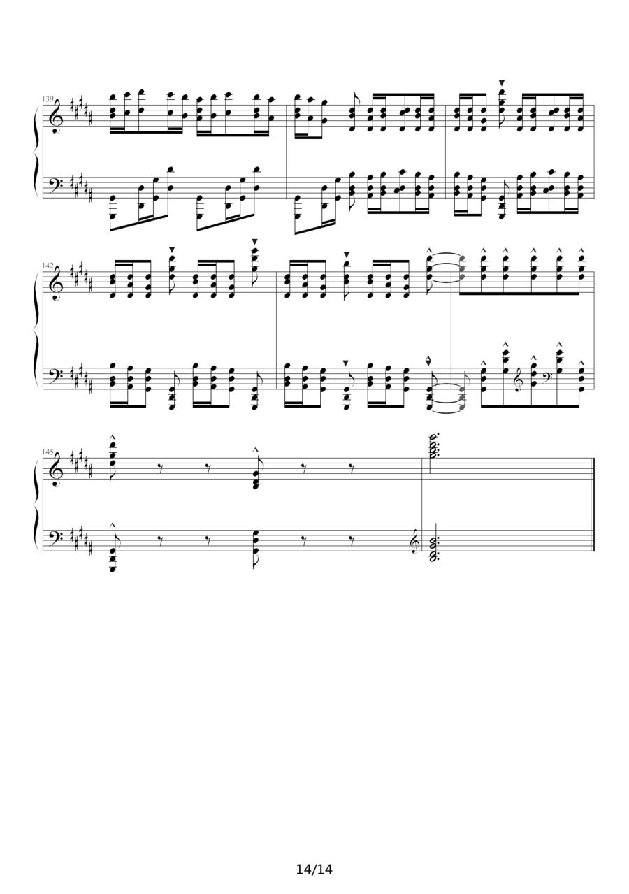 帕格尼尼大练习曲3：钟钢琴曲谱（图14）