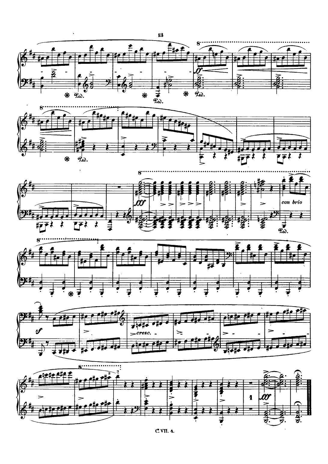 肖邦 钢琴谐谑曲 Chopin Scherzo（No.1 b小调，Op.20）钢琴曲谱（图12）