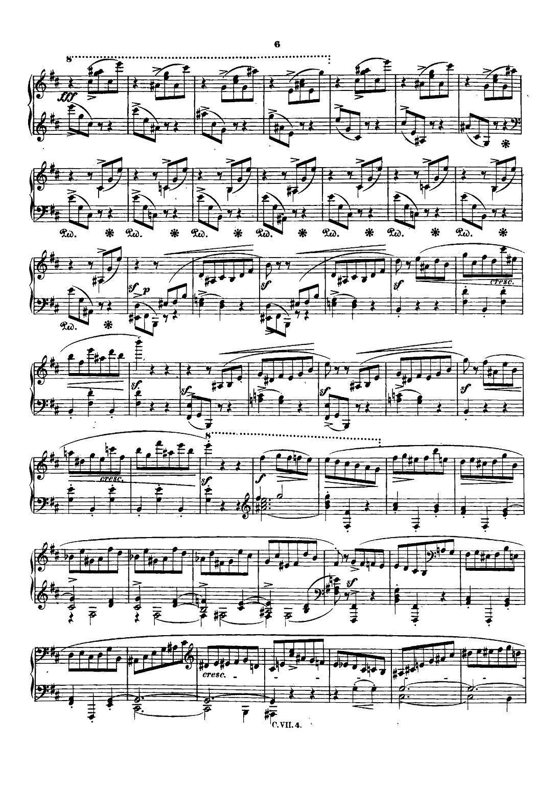 肖邦 钢琴谐谑曲 Chopin Scherzo（No.1 b小调，Op.20）钢琴曲谱（图5）