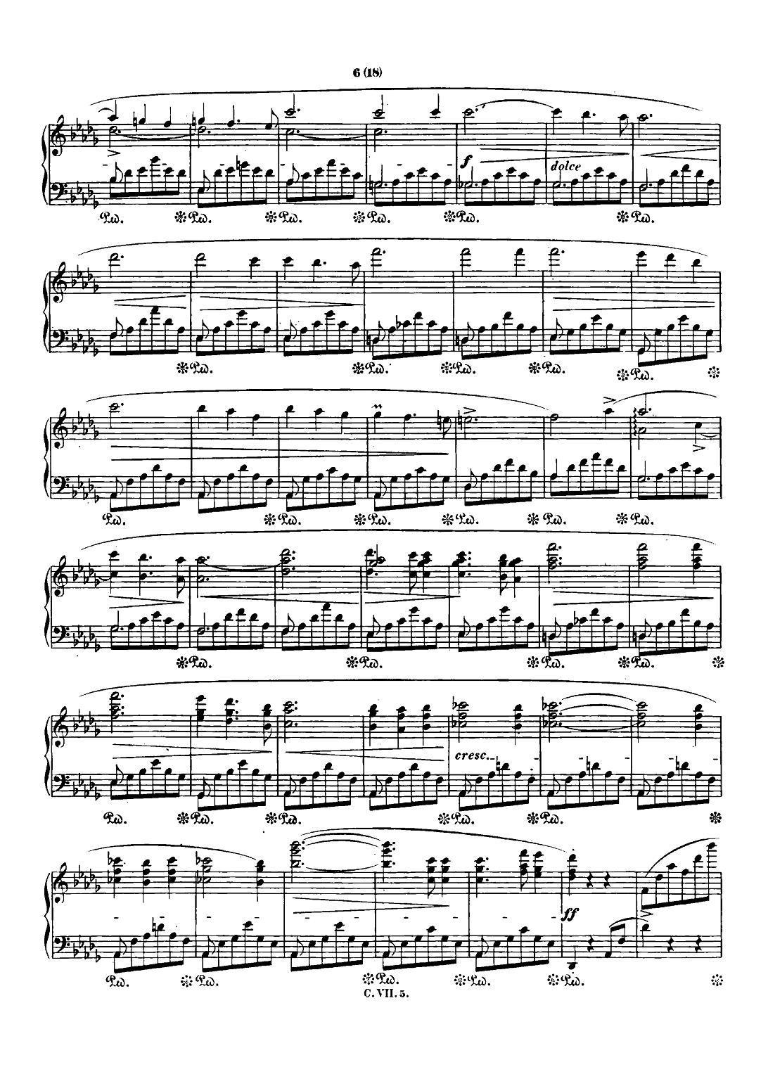 肖邦 钢琴谐谑曲 Chopin Scherzo（No.2 降b小调，Op.31）钢琴曲谱（图5）