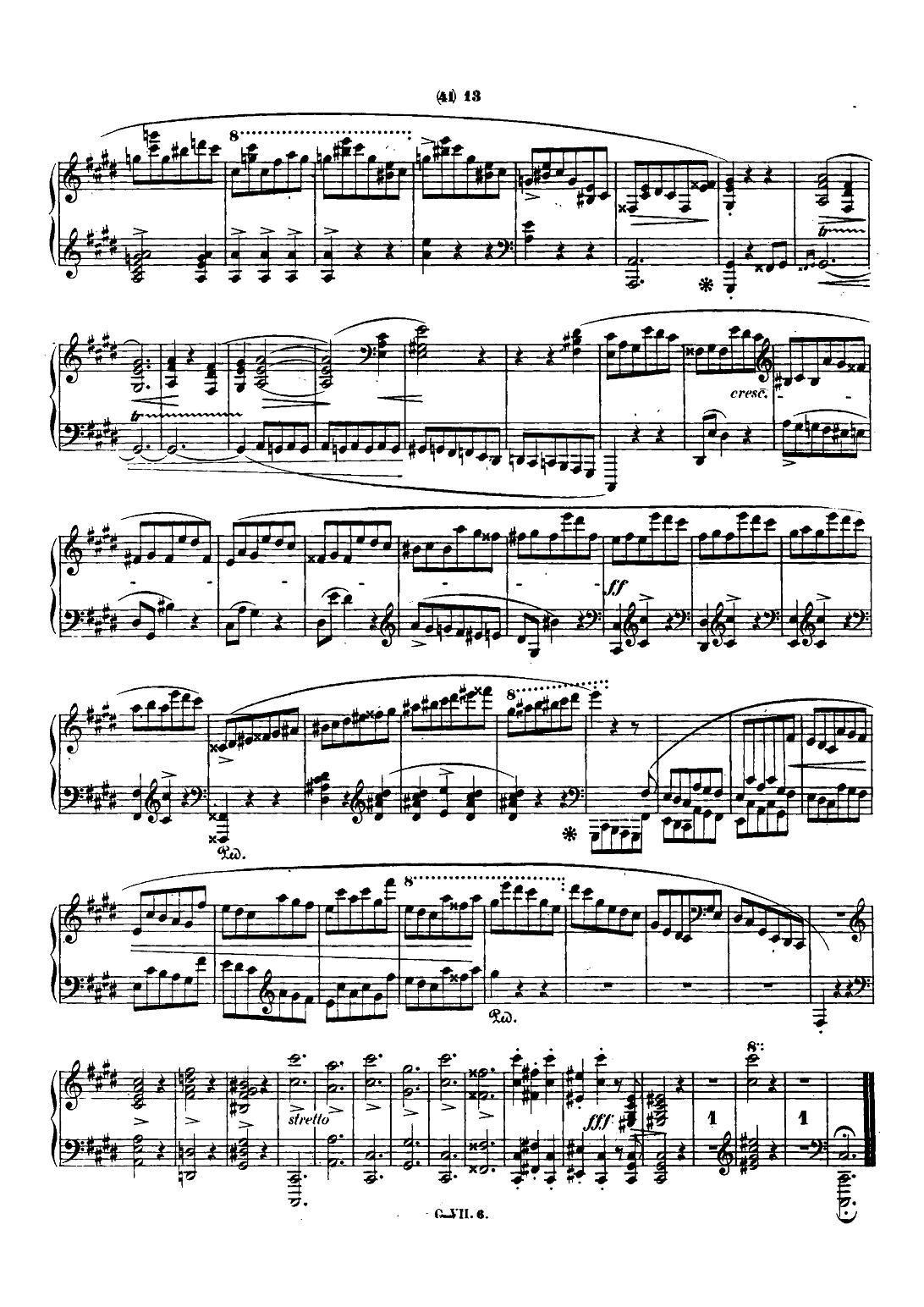 肖邦 钢琴谐谑曲 Chopin Scherzo（No.3 升c小调，Op.39）钢琴曲谱（图12）