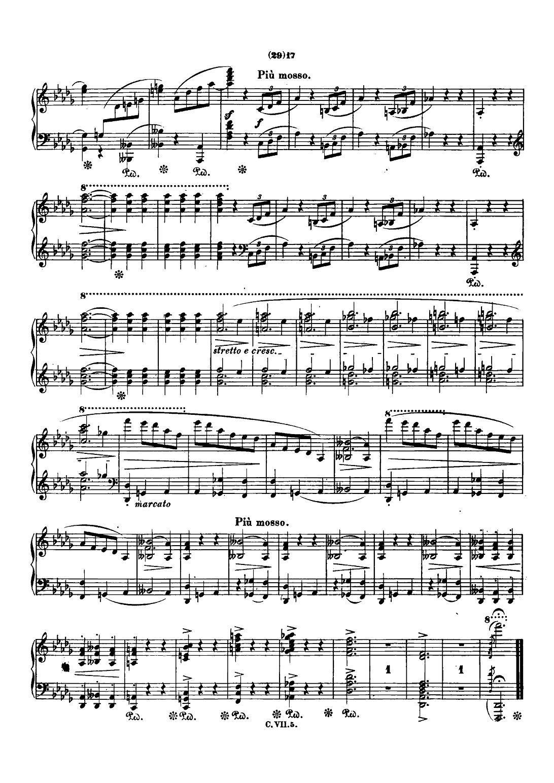 肖邦 钢琴谐谑曲 Chopin Scherzo（No.2 降b小调，Op.31）钢琴曲谱（图16）