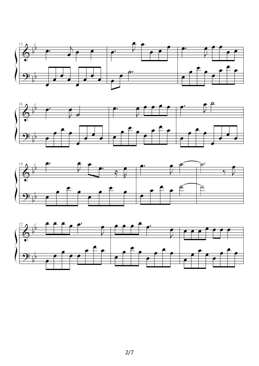 Stepy （小红帽）钢琴曲谱（图2）