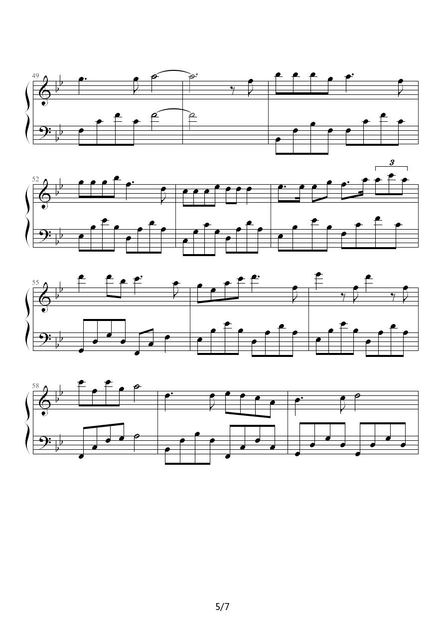 Stepy （小红帽）钢琴曲谱（图5）