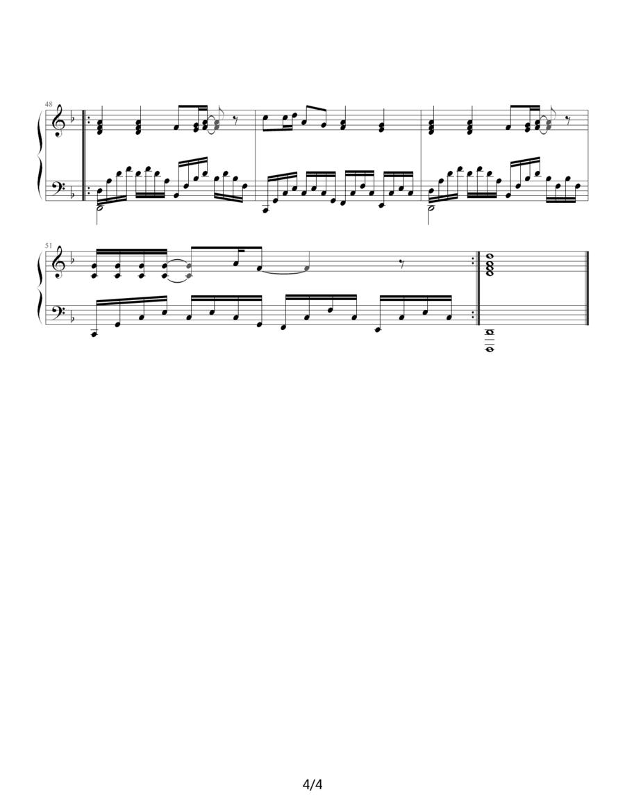 欧若拉（演奏版）钢琴曲谱（图4）