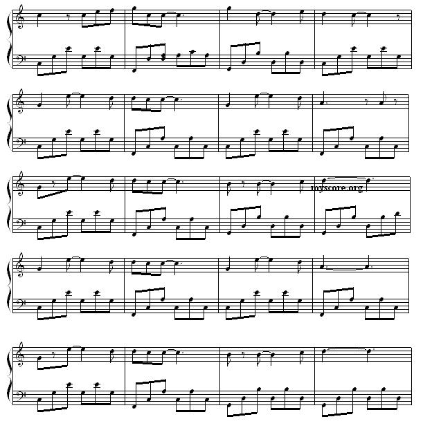 钢琴公主的浪漫钢琴：敞开心扉钢琴曲谱（图2）