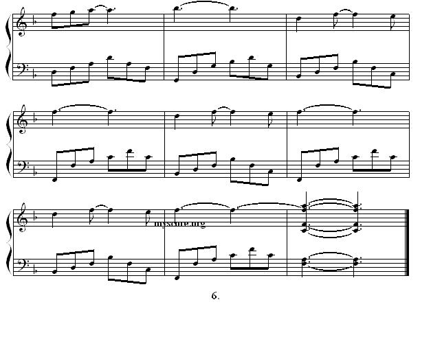 钢琴公主的浪漫钢琴：一生一次钢琴曲谱（图6）