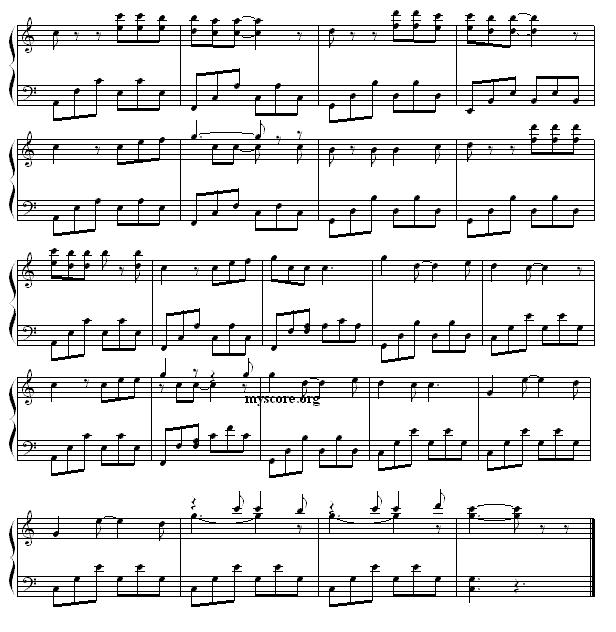 钢琴公主的浪漫钢琴：敞开心扉钢琴曲谱（图3）