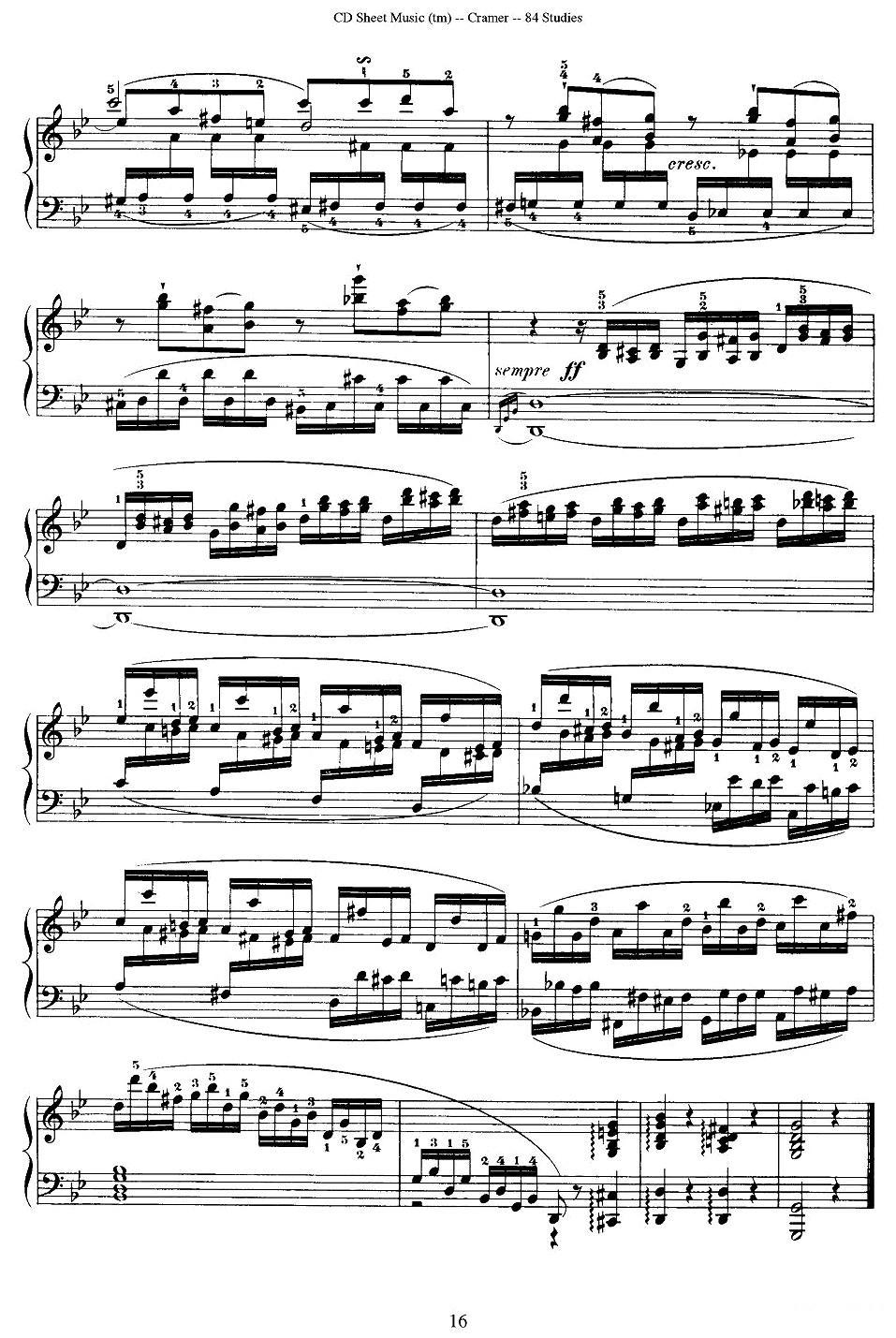 Cramer - 84 exercices（6—10）（克拉莫84首钢琴练习曲）钢琴曲谱（图6）