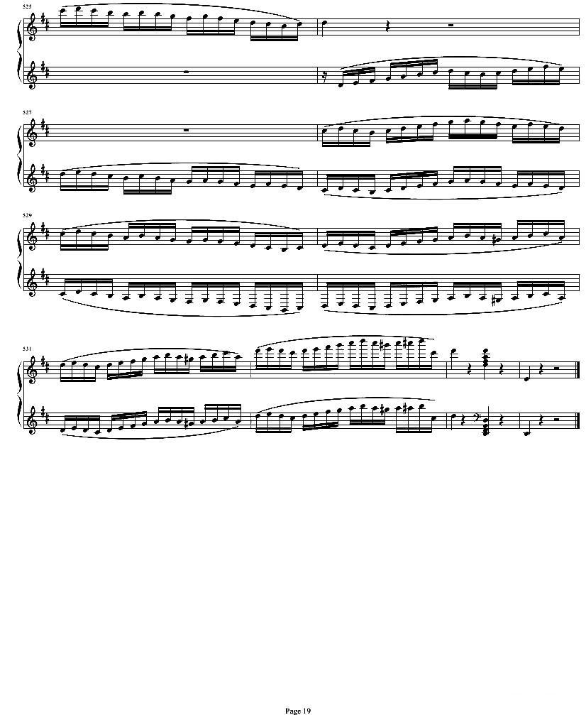 贝多芬钢琴协奏曲Op61第一乐章钢琴曲谱（图19）