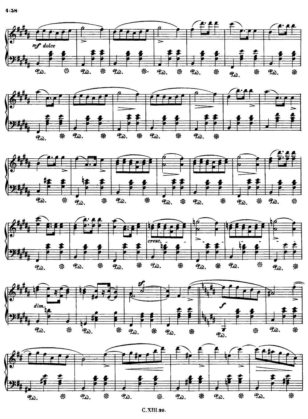 b小调圆舞曲Op.69-2 钢琴曲谱（图3）