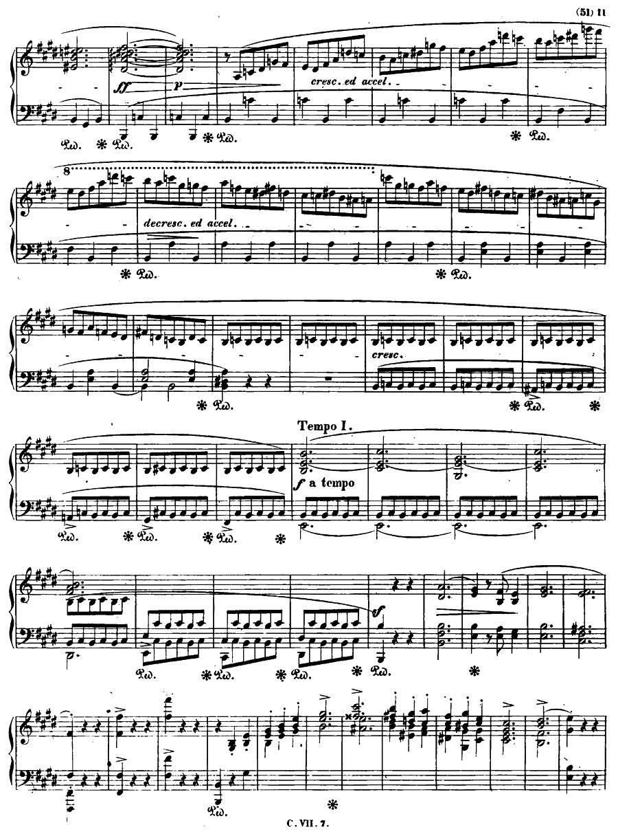 E大调钢琴谐谑曲Op.54（第四号）钢琴曲谱（图10）