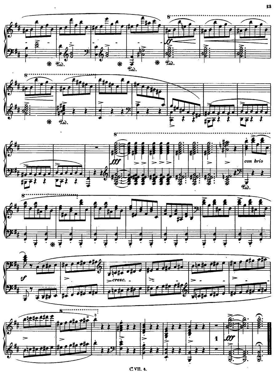 b小调钢琴谐谑曲Op.20（第一号）钢琴曲谱（图12）