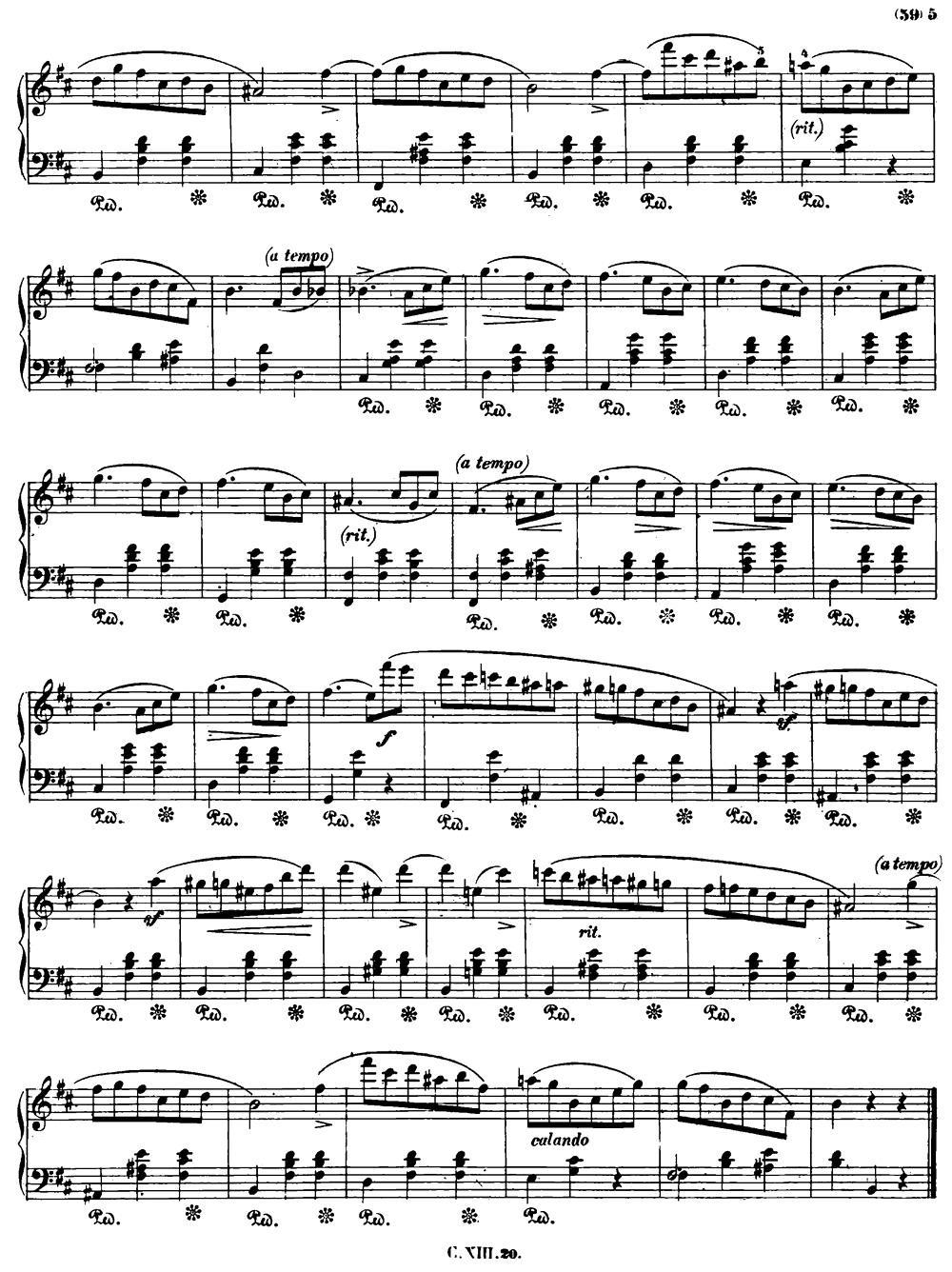 b小调圆舞曲Op.69-2 钢琴曲谱（图4）