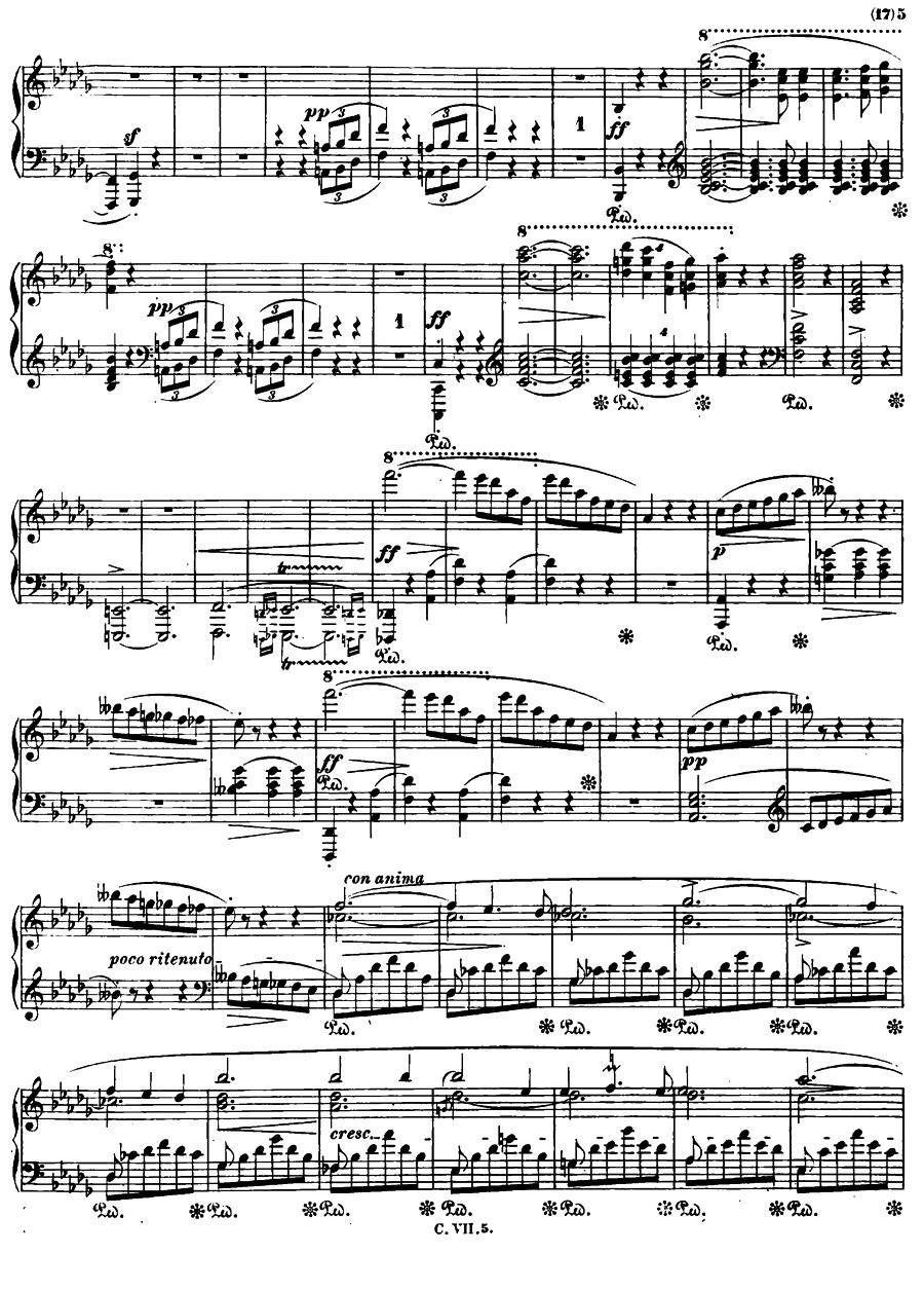 降b小调钢琴谐谑曲Op.31（第二号）钢琴曲谱（图4）