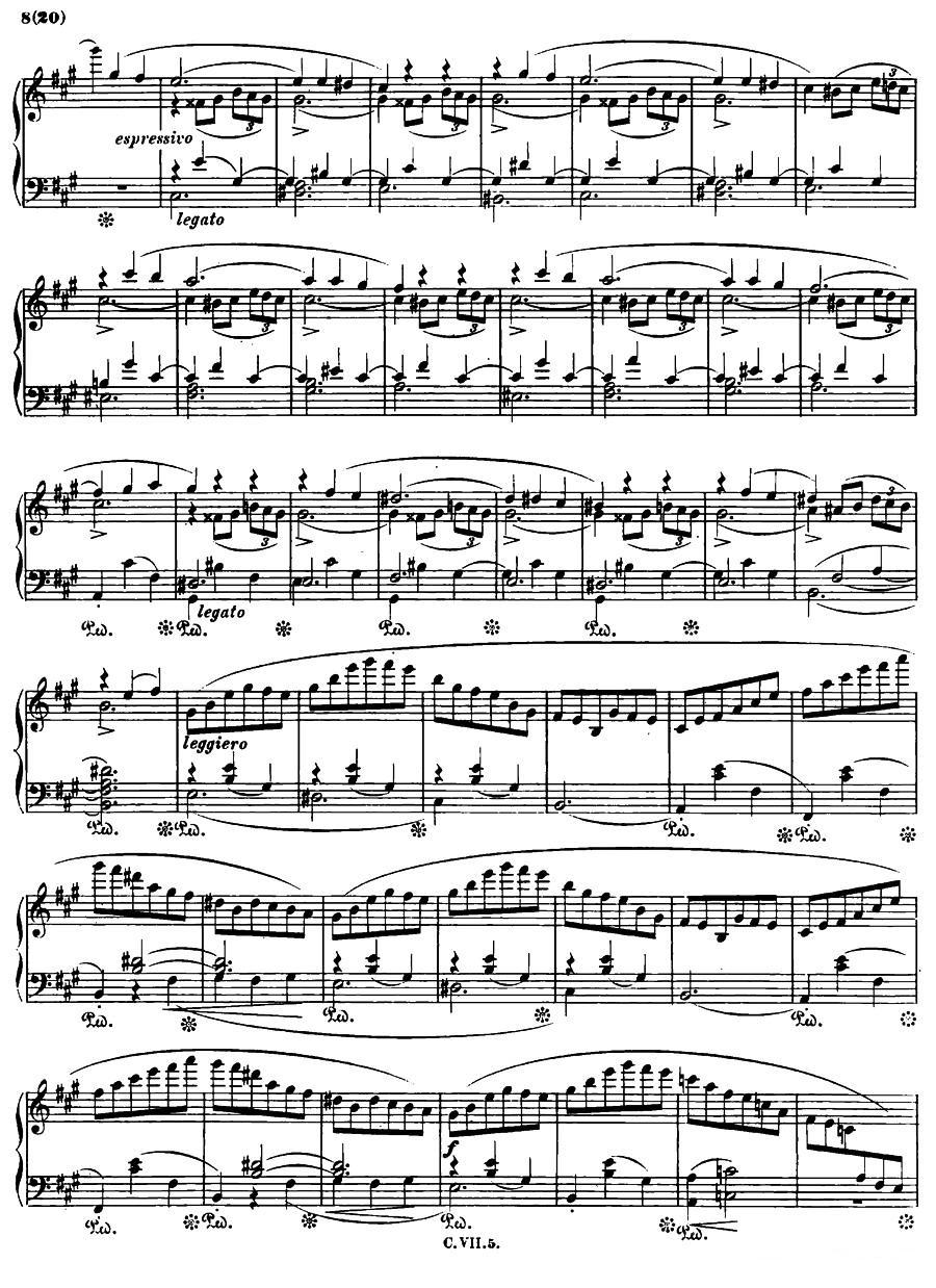 降b小调钢琴谐谑曲Op.31（第二号）钢琴曲谱（图7）