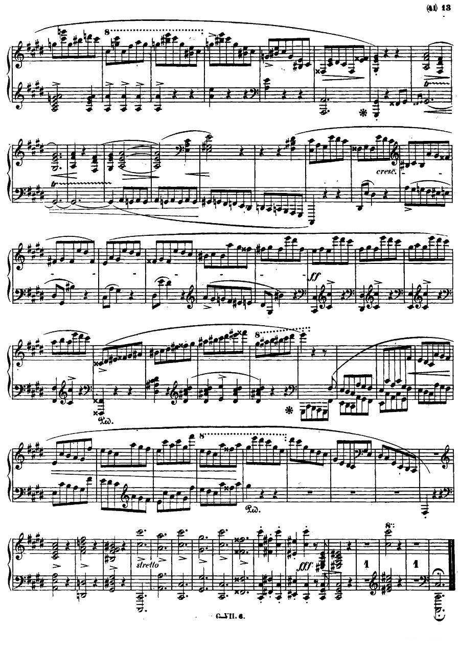 升c小调钢琴谐谑曲Op.39（第三号）钢琴曲谱（图12）