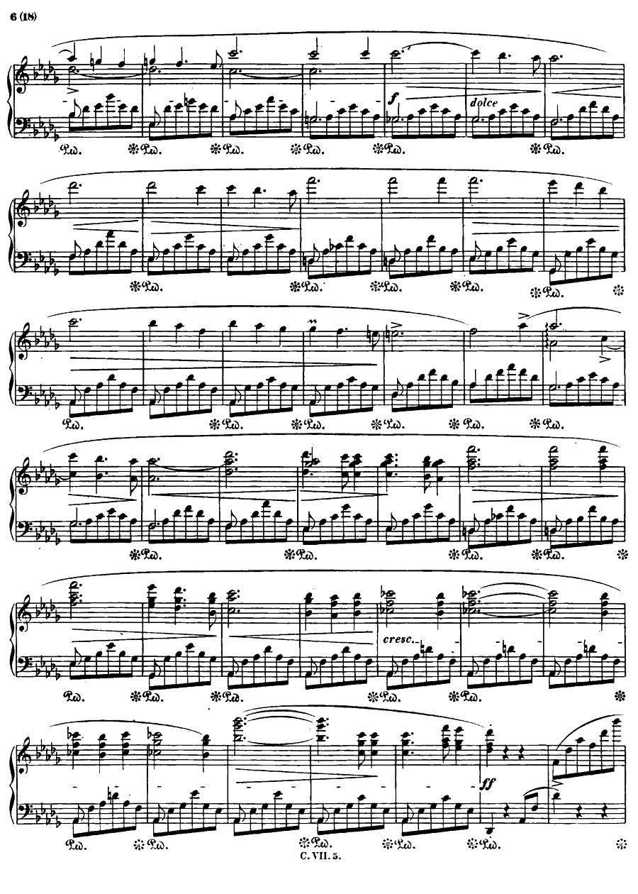 降b小调钢琴谐谑曲Op.31（第二号）钢琴曲谱（图5）