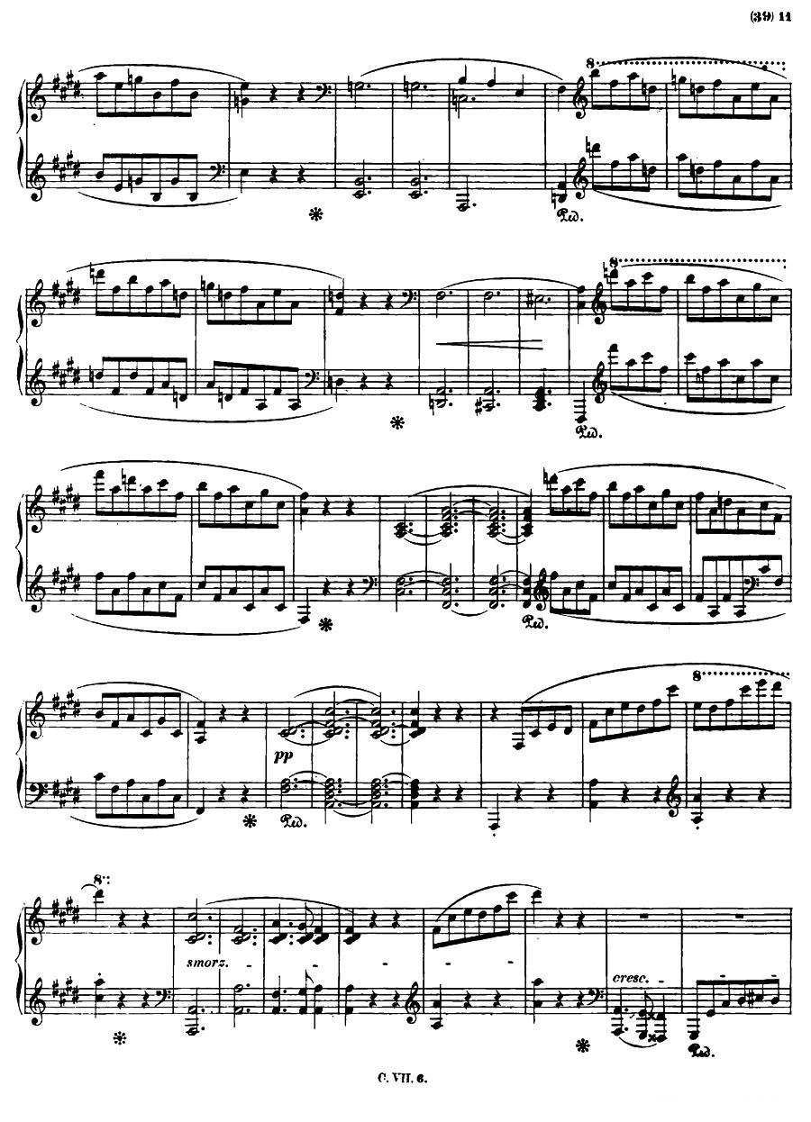 升c小调钢琴谐谑曲Op.39（第三号）钢琴曲谱（图10）