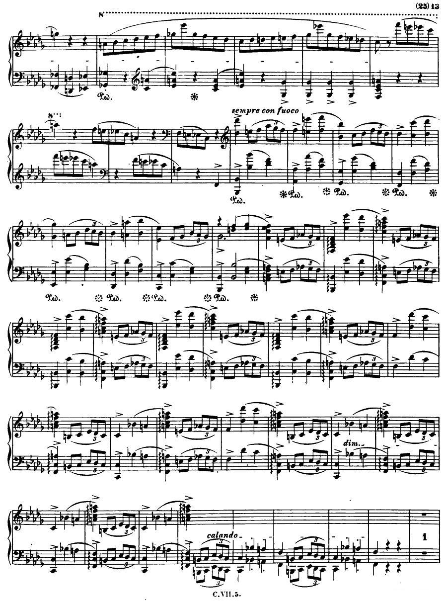 降b小调钢琴谐谑曲Op.31（第二号）钢琴曲谱（图12）
