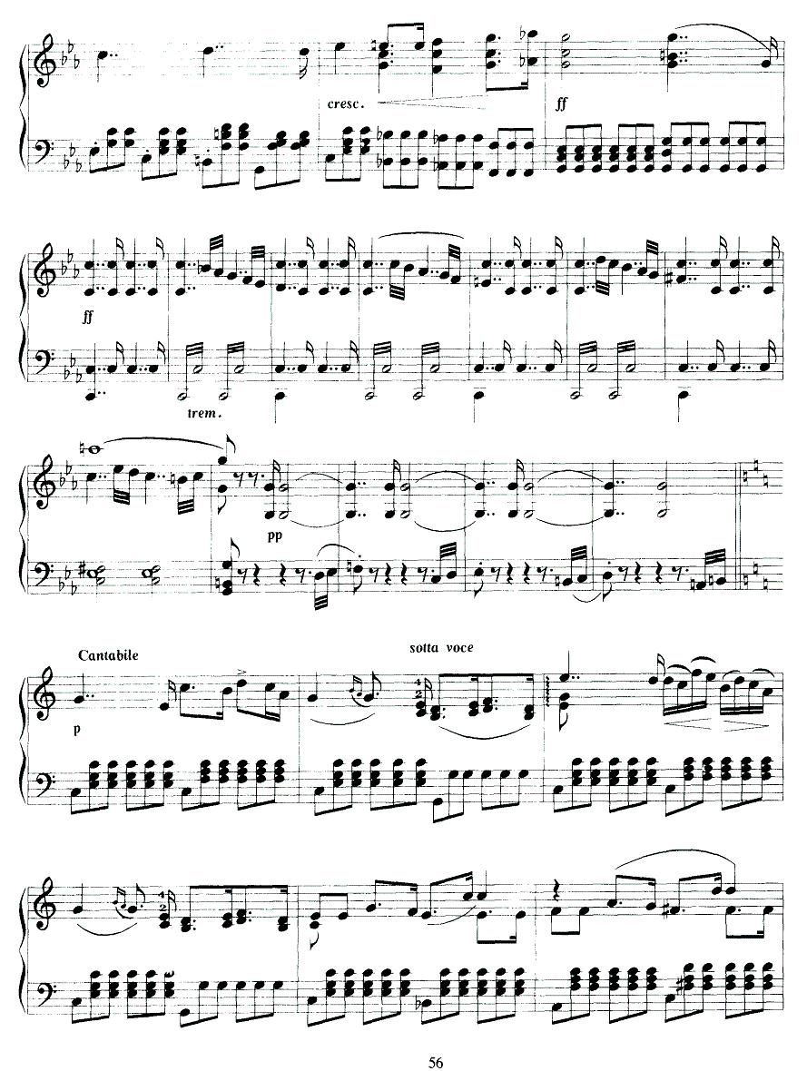 火焰钢琴曲谱（图2）