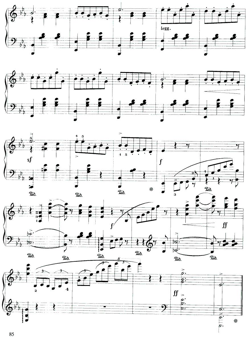 精灵钢琴曲谱（图7）