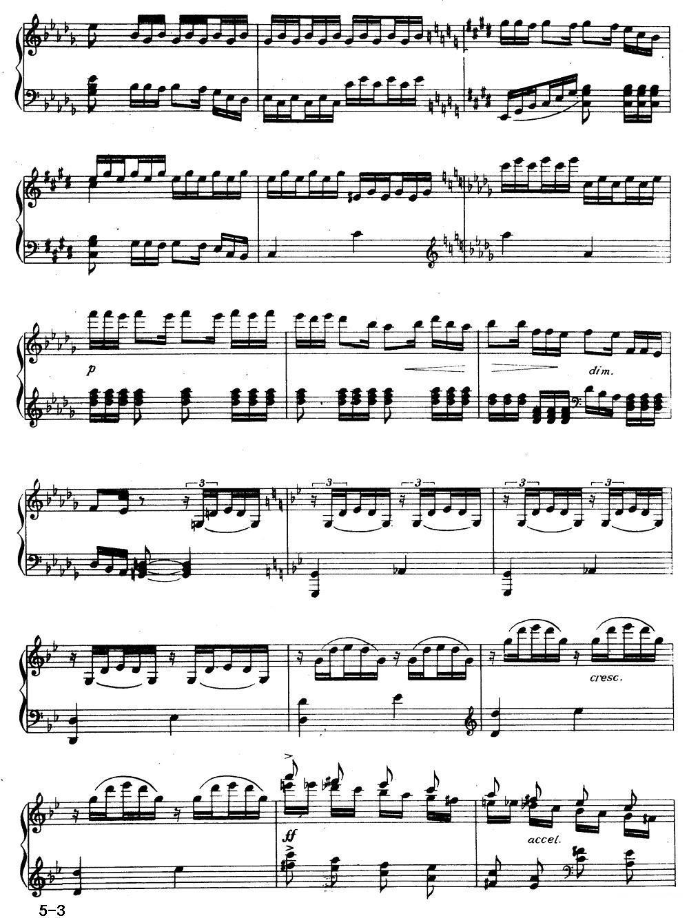 寒号鸟钢琴曲谱（图3）