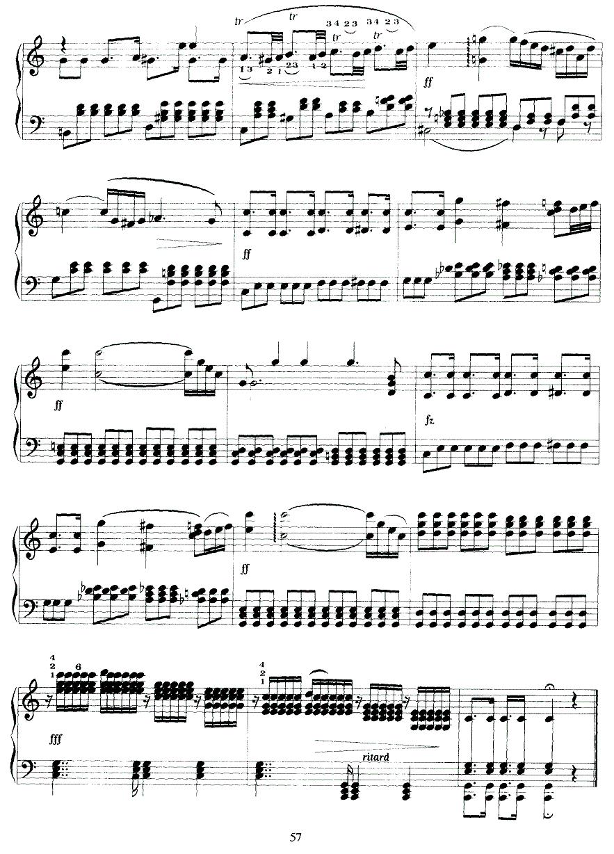 火焰钢琴曲谱（图3）