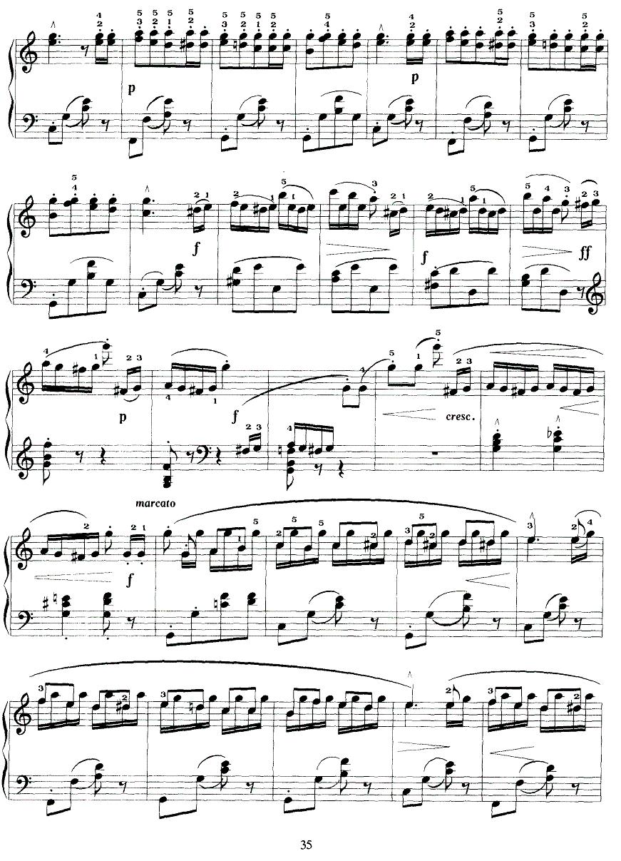 喷泉之歌钢琴曲谱（图3）