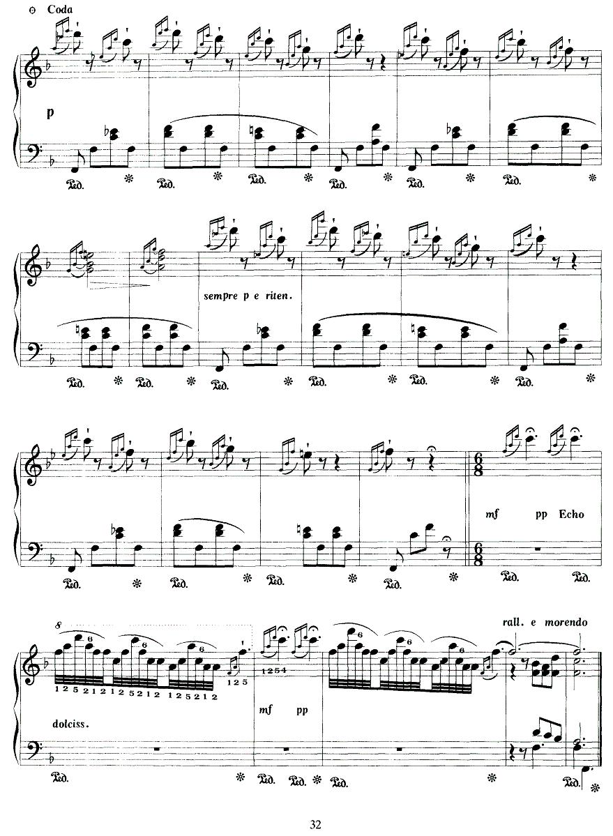 知更鸟之歌钢琴曲谱（图3）