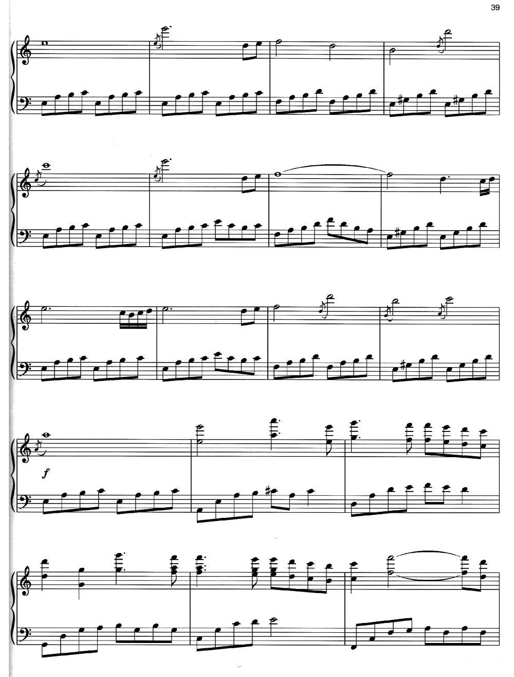Nocturne 钢琴曲谱（图6）