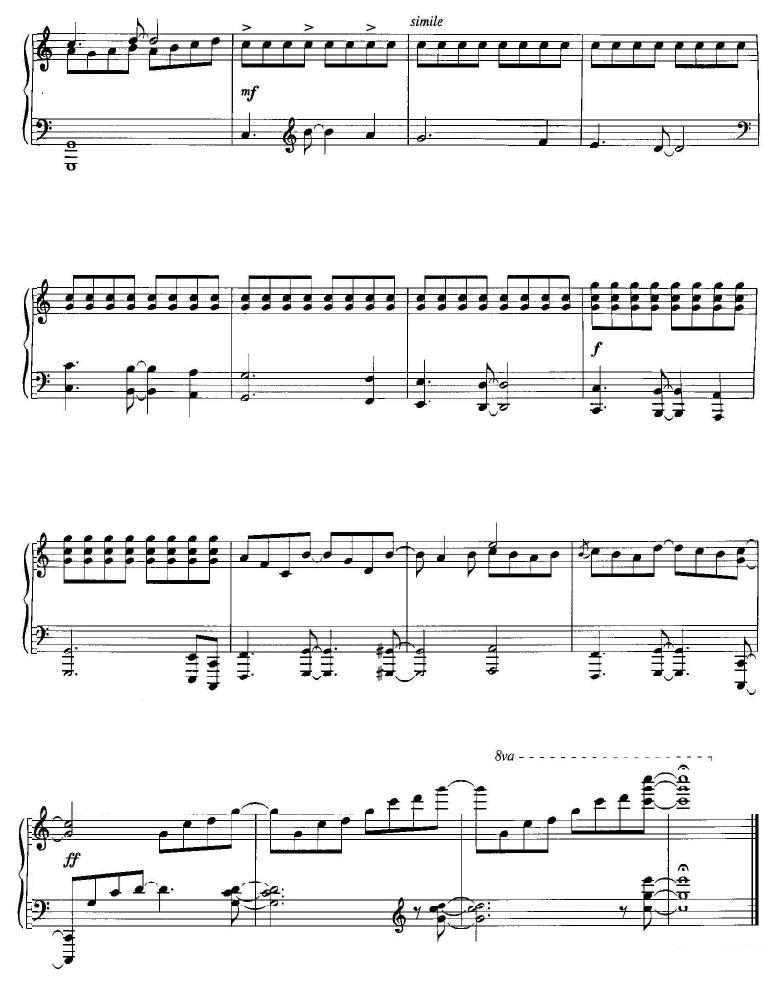 Joy To The World钢琴曲谱（图6）