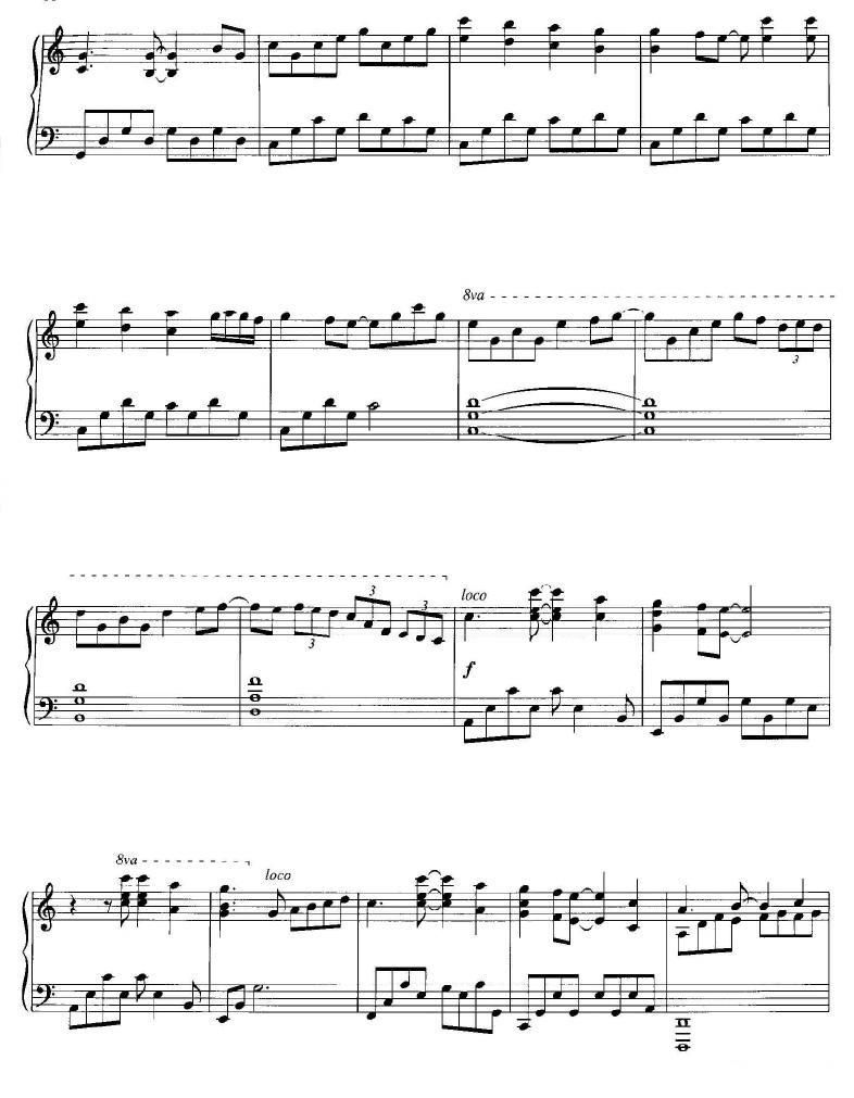 Joy To The World钢琴曲谱（图5）