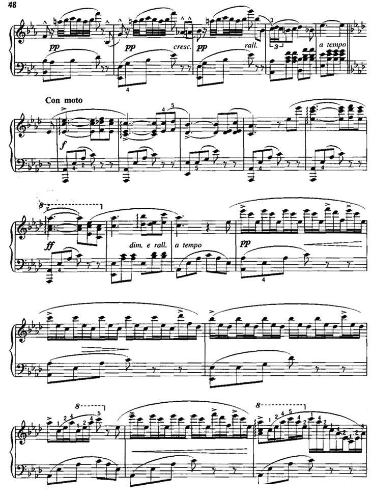 黄昏鸟鸣钢琴曲谱（图2）