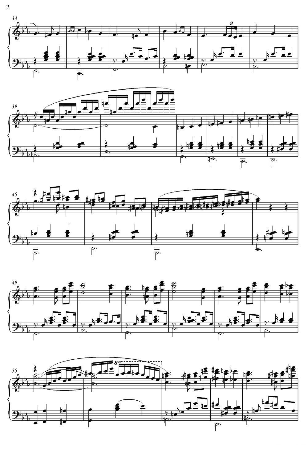 Legend Of 1900（电影《海上钢琴师》选曲）钢琴曲谱（图2）