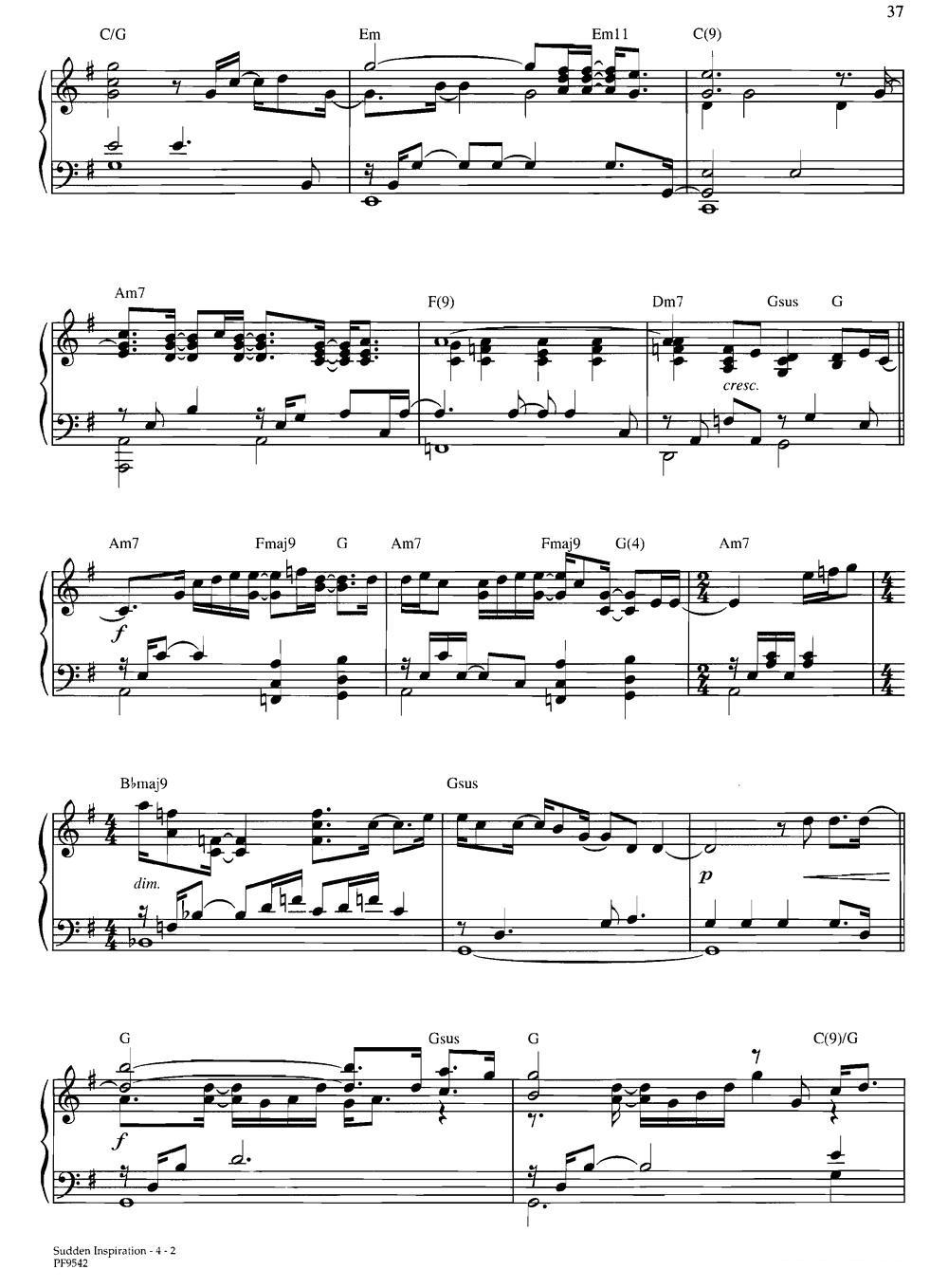 Sudden Inspiration钢琴曲谱（图2）