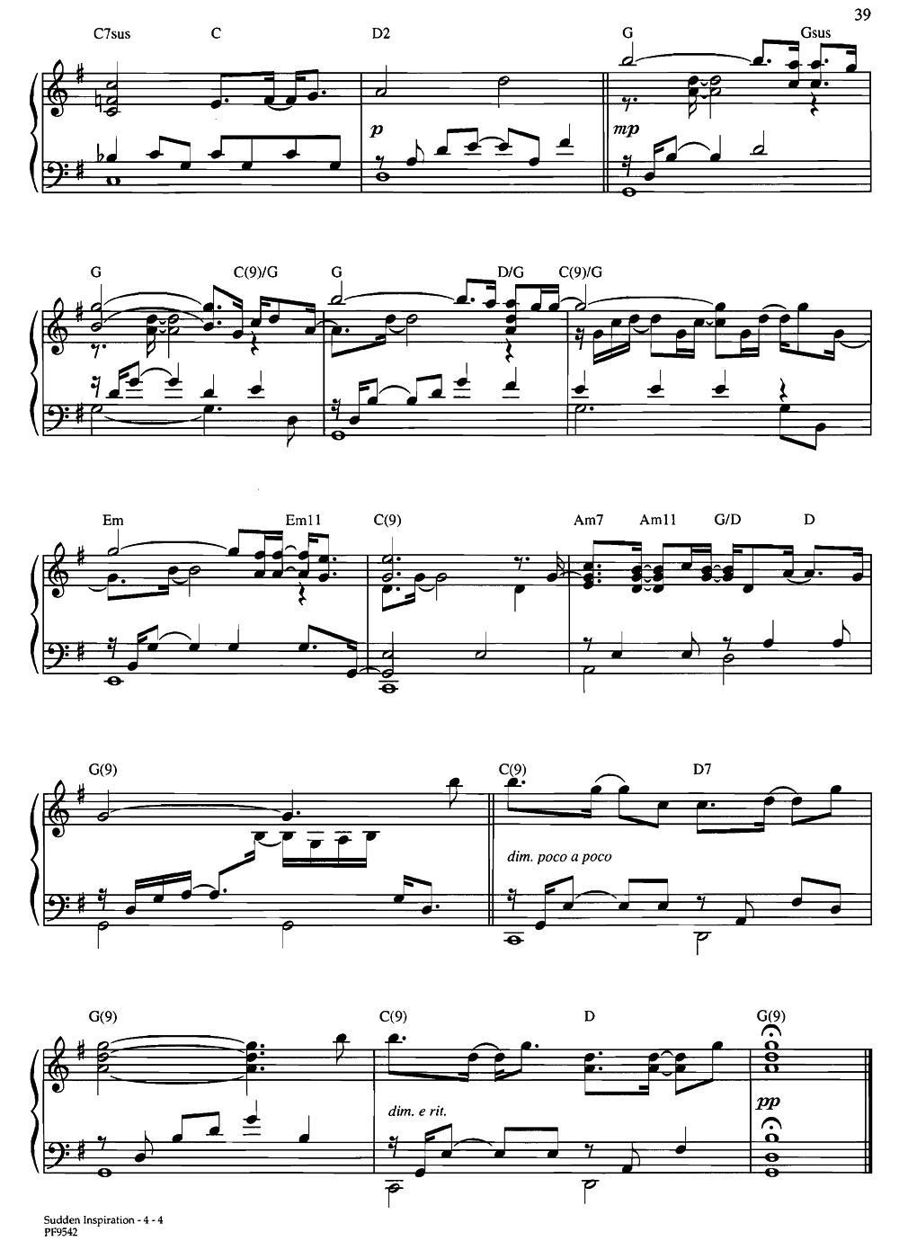 Sudden Inspiration钢琴曲谱（图4）