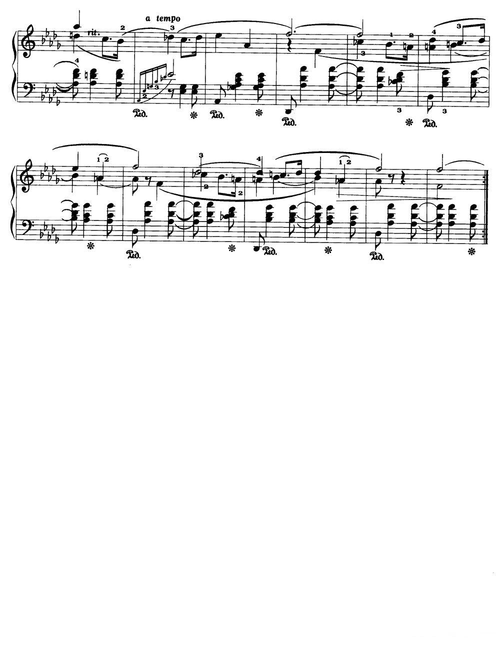 为何（舒曼作品第12号之三）钢琴曲谱（图2）