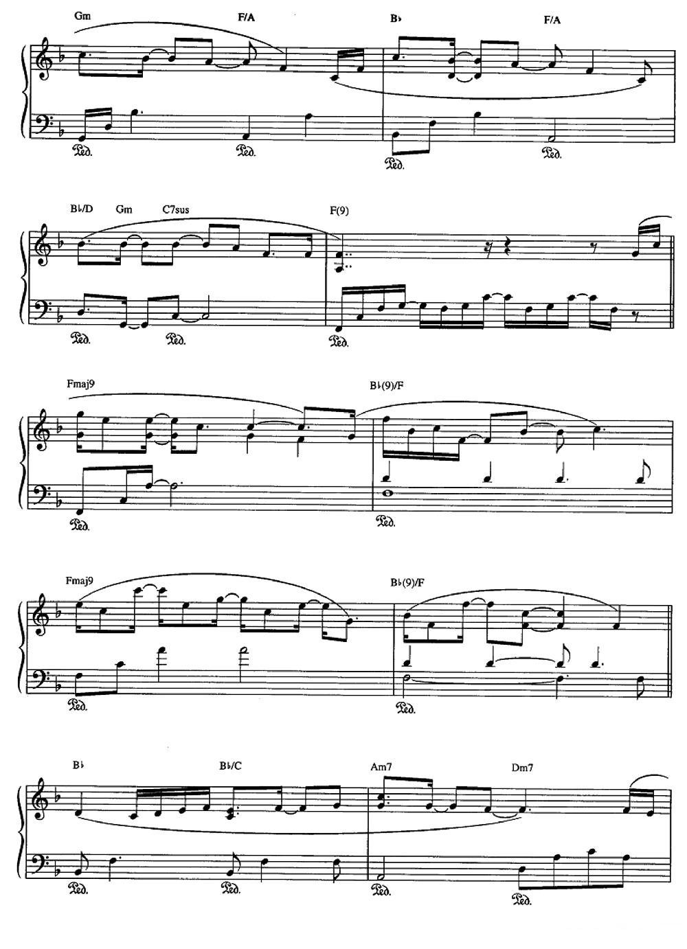 SOUND OF YPUR VOICE钢琴曲谱（图3）