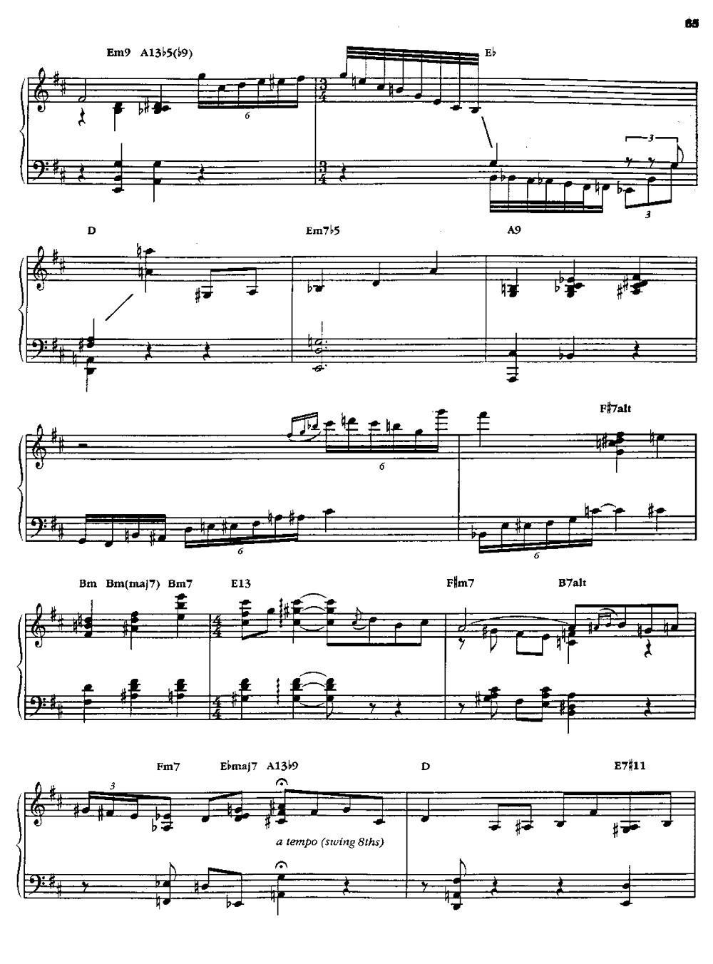 TENDERLY钢琴曲谱（图3）