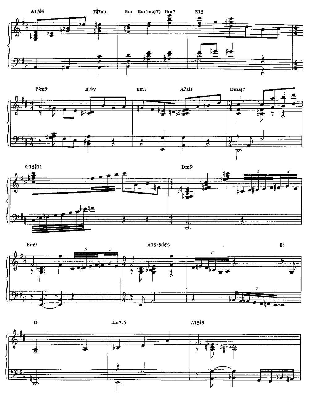 TENDERLY钢琴曲谱（图7）