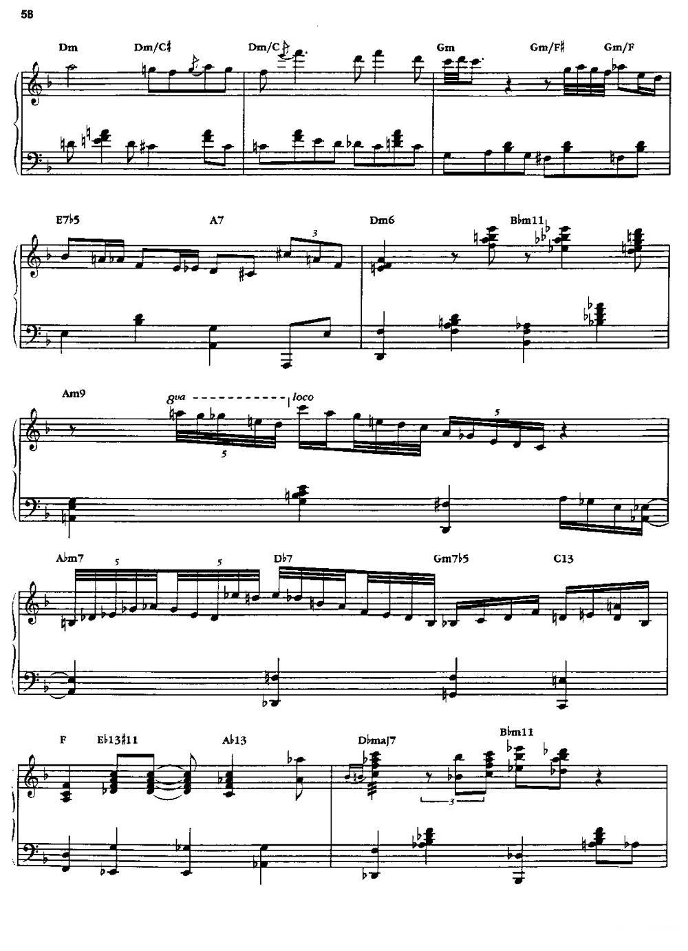IN A SENTIMENTAL MOOD钢琴曲谱（图12）
