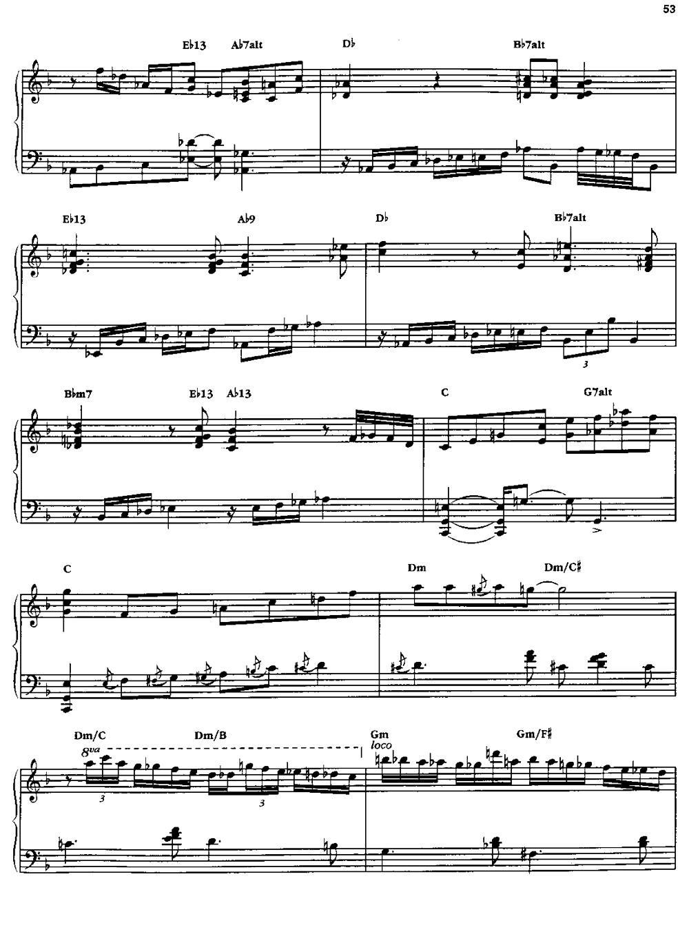 IN A SENTIMENTAL MOOD钢琴曲谱（图7）